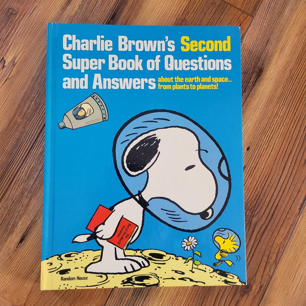 Vintage Charlie Brown Peanuts Hardcover Book 1977